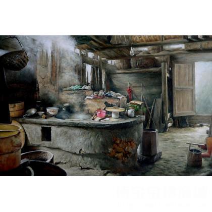 赖亚光 老家厨房 类别: 油画X